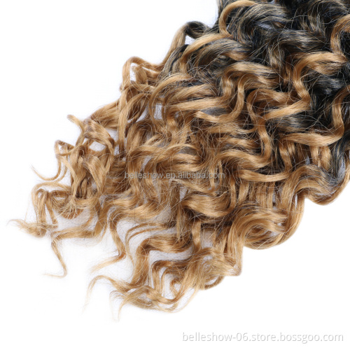 Long Deep Ocean Wave Crochet Braid Hair Hawaii Afro Curls For Black Women Pink Synthetic Braiding Hair Extensions Hawaii braids